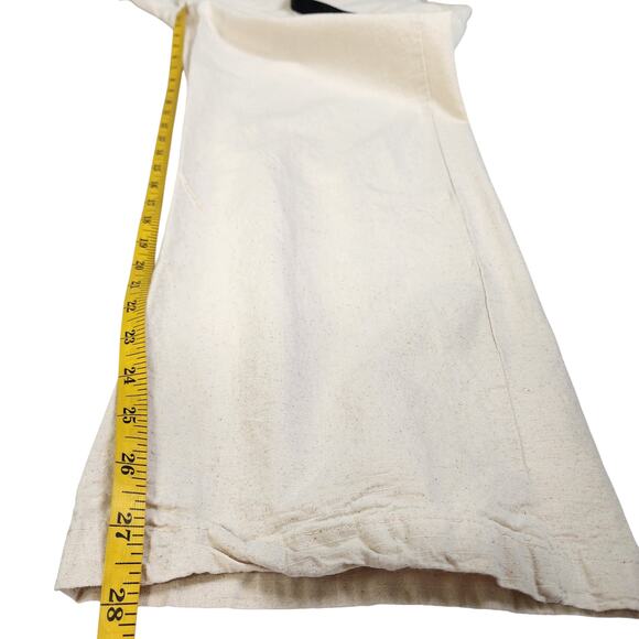 Krooked Eyes Mens Ripstop Elastic Waist Pant Size Large Skater Straight Leg Belt - Picture 11 of 12